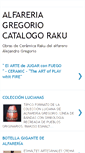 Mobile Screenshot of alfareriagregorio-raku.blogspot.com