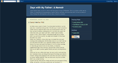 Desktop Screenshot of dayswithmyfather.blogspot.com
