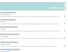 Tablet Screenshot of mmahdesigns.blogspot.com