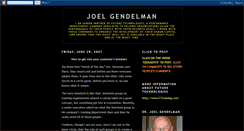 Desktop Screenshot of joelgendelman.blogspot.com