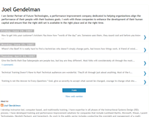 Tablet Screenshot of joelgendelman.blogspot.com