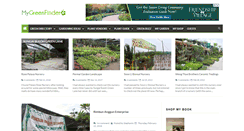Desktop Screenshot of mygreenfinder.blogspot.com