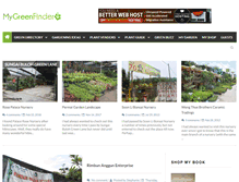 Tablet Screenshot of mygreenfinder.blogspot.com