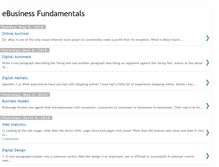 Tablet Screenshot of ebusinessfundamentals.blogspot.com