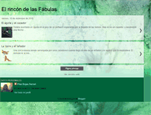 Tablet Screenshot of elrincondelasfabulas.blogspot.com