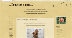 Desktop Screenshot of it-rings-a-bell.blogspot.com