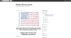 Desktop Screenshot of poetryart.blogspot.com