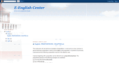 Desktop Screenshot of e-englishcenter.blogspot.com