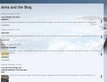 Tablet Screenshot of annaandtheblog.blogspot.com