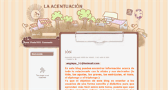 Desktop Screenshot of la-acentuacion.blogspot.com