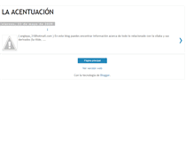 Tablet Screenshot of la-acentuacion.blogspot.com