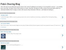 Tablet Screenshot of fidosshavingblog.blogspot.com