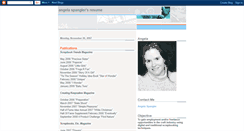 Desktop Screenshot of angelaspanglerresume.blogspot.com