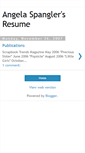 Mobile Screenshot of angelaspanglerresume.blogspot.com
