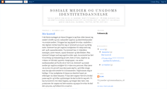 Desktop Screenshot of identitetsdannelse.blogspot.com