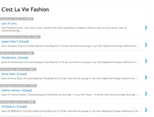 Tablet Screenshot of cest-la-vie-fashion.blogspot.com