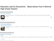 Tablet Screenshot of educationanditsdiscontents.blogspot.com