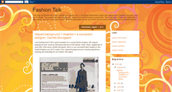 Desktop Screenshot of fashiontalk-eu.blogspot.com