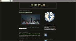 Desktop Screenshot of mondocanard.blogspot.com