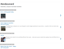 Tablet Screenshot of mondocanard.blogspot.com