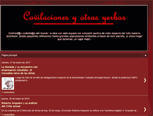 Tablet Screenshot of cavilacionesyotrasyerbas.blogspot.com