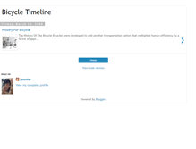 Tablet Screenshot of bicycletimeline.blogspot.com