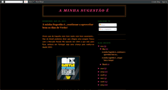 Desktop Screenshot of aminhasugestaoe.blogspot.com