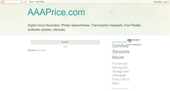 Desktop Screenshot of aaaprice.blogspot.com