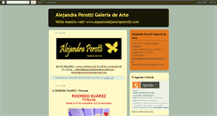 Desktop Screenshot of alejandraperottigaleria.blogspot.com