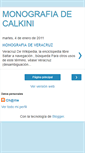 Mobile Screenshot of monografiadecalkini.blogspot.com