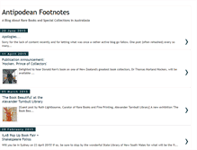 Tablet Screenshot of antipodeanfootnotes.blogspot.com