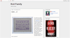 Desktop Screenshot of knitfamily.blogspot.com