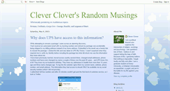 Desktop Screenshot of cleverclover1127.blogspot.com