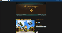 Desktop Screenshot of montenegroestate.blogspot.com