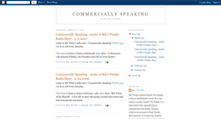 Desktop Screenshot of commerciallyspeaking.blogspot.com