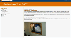 Desktop Screenshot of gerber-tour07.blogspot.com