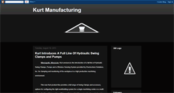 Desktop Screenshot of kurtmanufacturing.blogspot.com