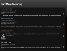 Tablet Screenshot of kurtmanufacturing.blogspot.com