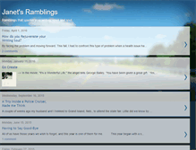 Tablet Screenshot of janetsinnerramblings.blogspot.com