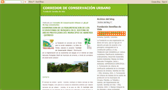 Desktop Screenshot of corredordeconservacionurbano.blogspot.com