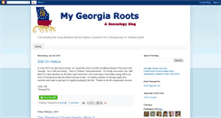 Desktop Screenshot of mygeorgiaroots.blogspot.com