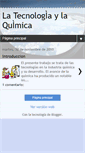 Mobile Screenshot of latecnologiaylaquimica.blogspot.com