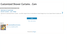 Tablet Screenshot of customizedshowercurtains.blogspot.com