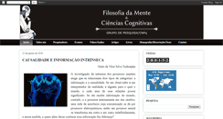 Desktop Screenshot of filosofiadamenteecognicao.blogspot.com