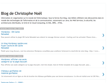 Tablet Screenshot of christophenoel.blogspot.com