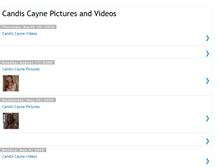 Tablet Screenshot of candis-cayne.blogspot.com