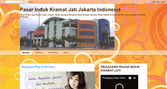 Desktop Screenshot of pasarinduk-kramatjati.blogspot.com