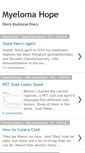 Mobile Screenshot of myelomahope.blogspot.com