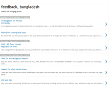 Tablet Screenshot of feedbackbd.blogspot.com