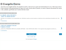 Tablet Screenshot of evangelioeterno.blogspot.com